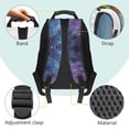 thumbnail image 4 of Aplkyhs Galaxy Wolf School Backpack for Students Age 6-18 Ergonomic Padded Adjustable Shoulder Straps Large Capacity Water Resistant Bookbag for Elementary Middle High School Daily Use, 4 of 7