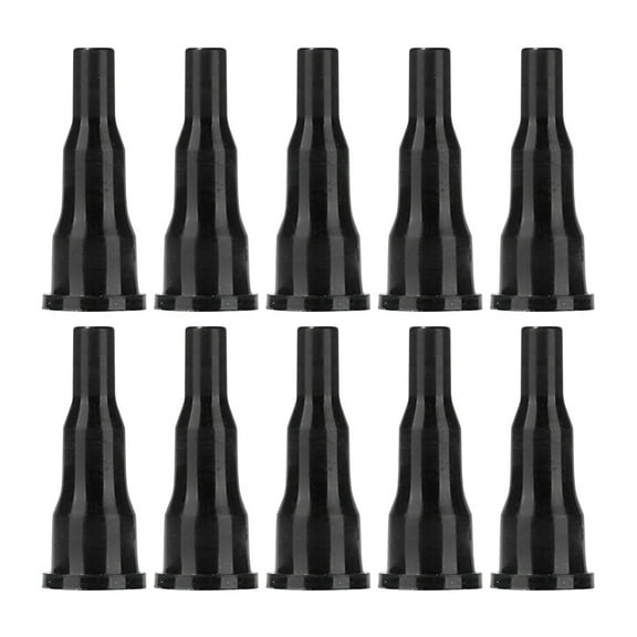 BLEEUS 10Pcs Butane Nozzle Adapter Universal Converter For Cigarette Lighter Camping Kitchen Utensils (Black)
