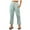 Light Blue, variant on XFLWAM Womens Wide Leg Linen Pants High Waisted Drawstring Casual Crop Trousers with Pockets Khaki XL