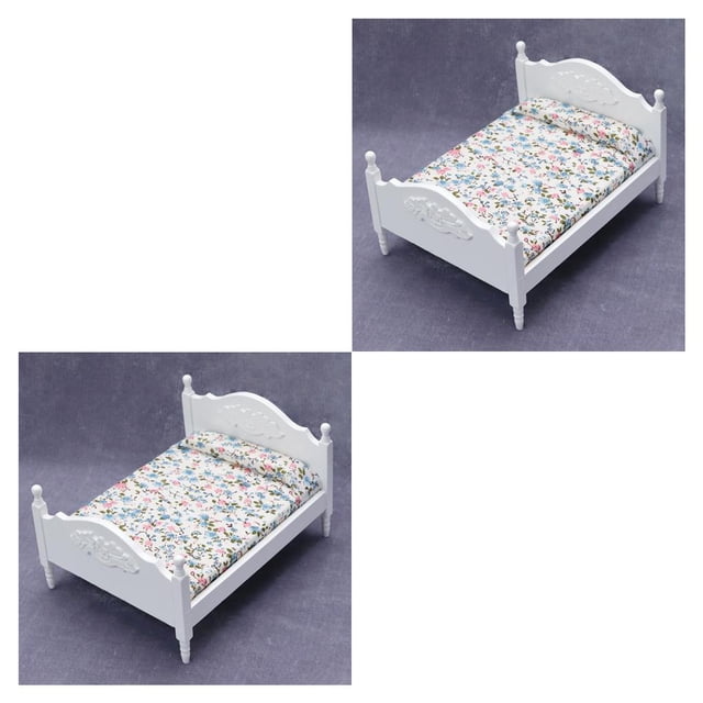 Vogacara Nursery Room Bedroom Baby Bed Furniture Toy for Doll