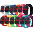 thumbnail image 2 of Men Women LED Digital Watch Year Month Date 24 Hour Display Square Kid Sports Wristwatch, 2 of 8