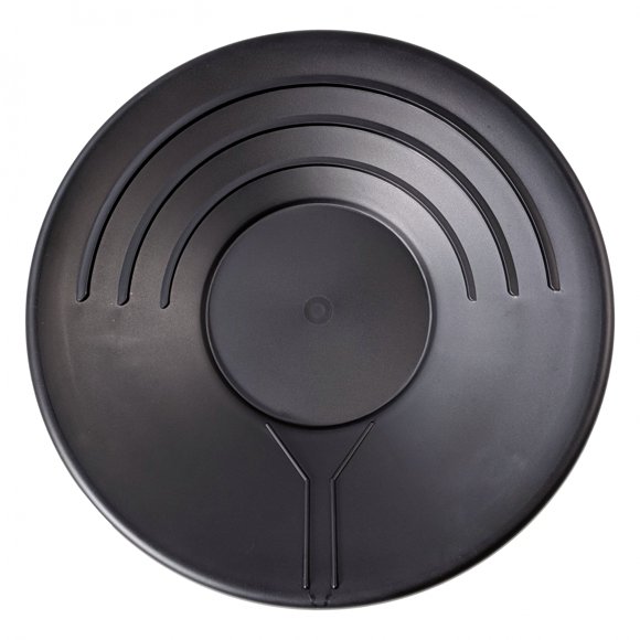 2pk BLACK 14" Gold Rush Gravity Trap Gold Pan - High Impact Flexible Plastic