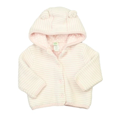 

Pre-owned Little Me Girls Pink Stripe Jacket size: 9 Months