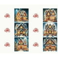 thumbnail image 2 of Syntego Festive Christmas House Diamond Painting Greeting Card Art and Craft Kit 6 Piece, 2 of 8