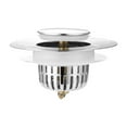 thumbnail image 1 of Colador de desagüe para fregadero de cocina, desagüe para lavabo de baño, colador de fregadero universal portátil de tipo prensa fácil de usar, 1 of 9