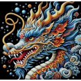 thumbnail image 1 of Dragon Chinois - Peinture Diamant DIY, 1 of 6