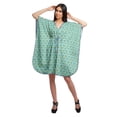 thumbnail image 2 of Moomaya Robe Courte de Caftan de Plage, Robe de Couverture Imprimée, Kaftan pour Femmes, Tenue de Plage, Couverture, 2 of 4