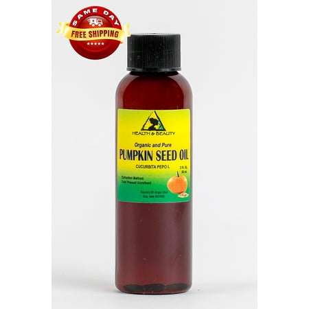 PUMPKIN SEED OIL UNREFINED ORGANIC CARRIER COLD PRESSED VIRGIN RAW PURE 2 OZ