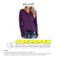 thumbnail image 4 of Camiseta de manga larga con cuello redondo para mujer, jersey de color puro con botones, ajuste holgado informal, 4 of 4