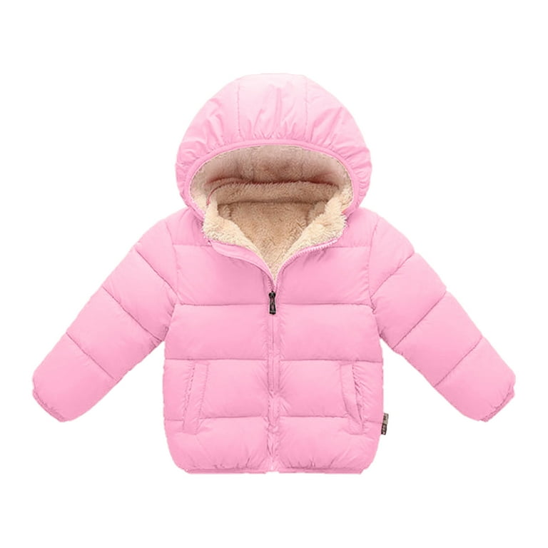 skpabo Winter Coats for Kids with Hoods (Padded) Light Puffer