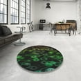 thumbnail image 3 of Ahgly Company Indoor Rectangle Patterned Black Novelty Area Rugs, 5' x 7', 3 of 6