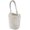 White, variant on Kukuzhu Women's Handbag Handmade Woven Mesh Purse Bag Bucket Hobo Bag Mini Satchel
