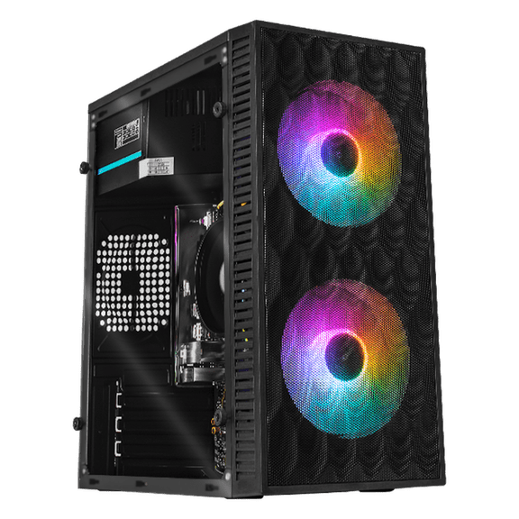 Computadora Escritorio Xtreme PC Gaming AMD Radeon Vega 11 Ryzen 5 3400G 16GB SSD 1TB WIFI Black gaming ligero, oficina, estudio y hogar