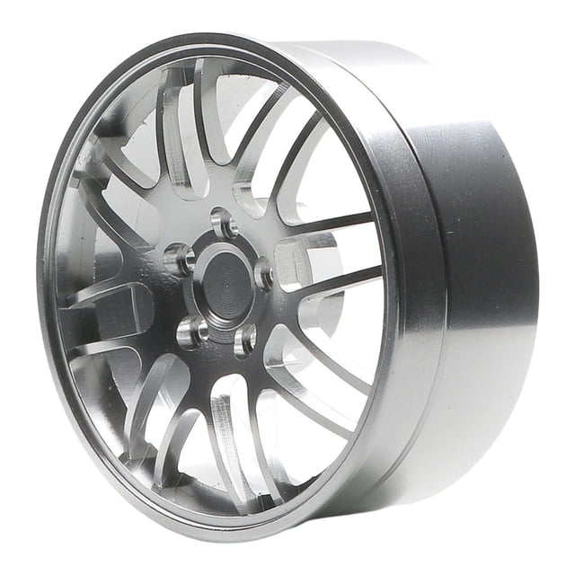Volante con control remoto, accesorios para bricolaje, llantas y neumáticos, juguetes y pasatiempos para coches RC. plata