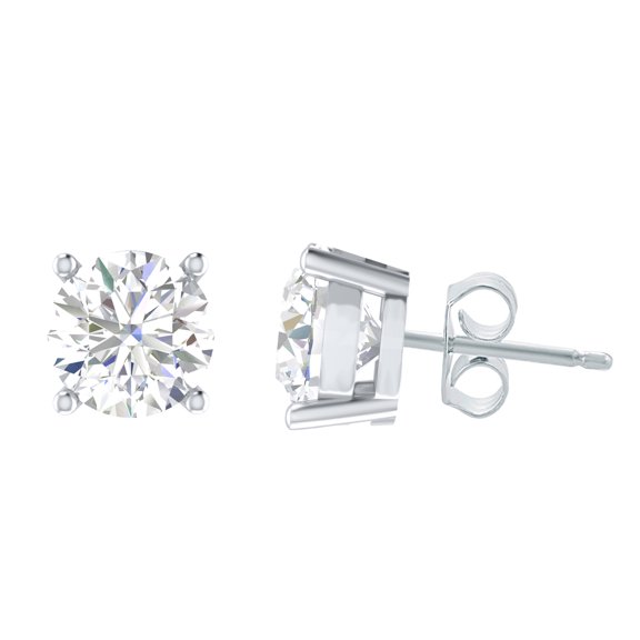 4Ct Diamond Earrings 14Kt Gold Lab Grown Diamond Earrings Diamond Studs Gift for Her