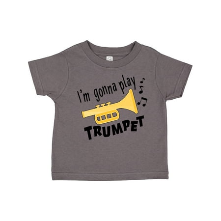 

Inktastic I m Gonna Play Trumpet- Music Gift Toddler Boy or Toddler Girl T-Shirt