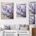 thumbnail image 4 of Designart "Dreams Of Pastel Lilacs In Purple And Gold I" Lilacs Floater Framed Canvas Prints, 4 of 5