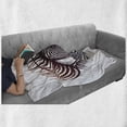 thumbnail image 6 of Eyeball Soft Flannel Fleece Throw Blanket, Realistic Detailed Human Eye with Outer Space Themed Vortex Pupil, Cozy Plush for Indoor and Outdoor Use, 50" x 70", Mauve Taupe Dark Purple, by Ambesonne, 6 of 6