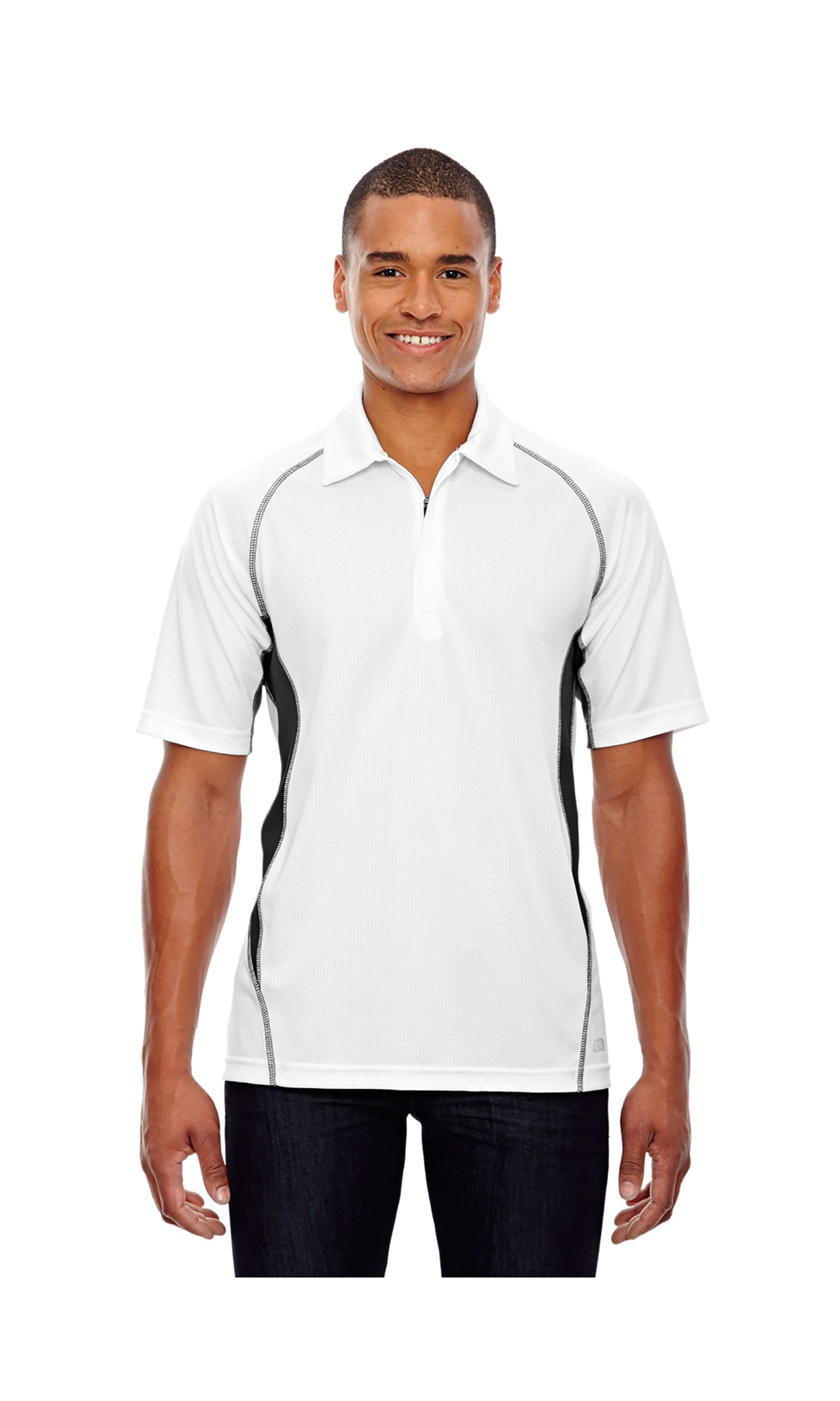 Ash City Men's Performance Zippered Polo Shirt, Style 88657