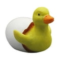 thumbnail image 2 of Escultura de , figura de , artesanía, regalo, decoración del hogar, figura de patito en miniatura para jardín al libre, patio y hogar., 2 of 9
