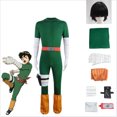 thumbnail image 2 of Disfraz de Cosplay de Rock Lee de Anime japonés, peluca, mono, traje de carnaval, uniforme de fiesta de Halloween, 2 of 4