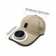 thumbnail image 2 of Baseball Cap with Solar Fan,Rechargeable Mesh Breathable Cooling Sun Hat for Outdoor Fishing Gardening Work, 2 of 5