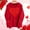 #66Red, variant on Byworldtasic Womens Valentines Day Heart Print Hoodies Cute Long Sleeve Pullover Oversized Top