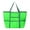 Green, variant on Mikilon Mesh Beach Bag, Large Beach Tote Bags for Women Foldable Mesh Swimming Pool Bag With Mini Pockets - Sandproof, Waterproof