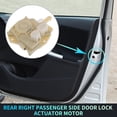thumbnail image 2 of Motor de actuador de bloqueo de puerta eléctrica para el lado del pasajero trasero derecho de Honda Accord 1998-2002 No.72615S84A11 Beige, 2 of 7