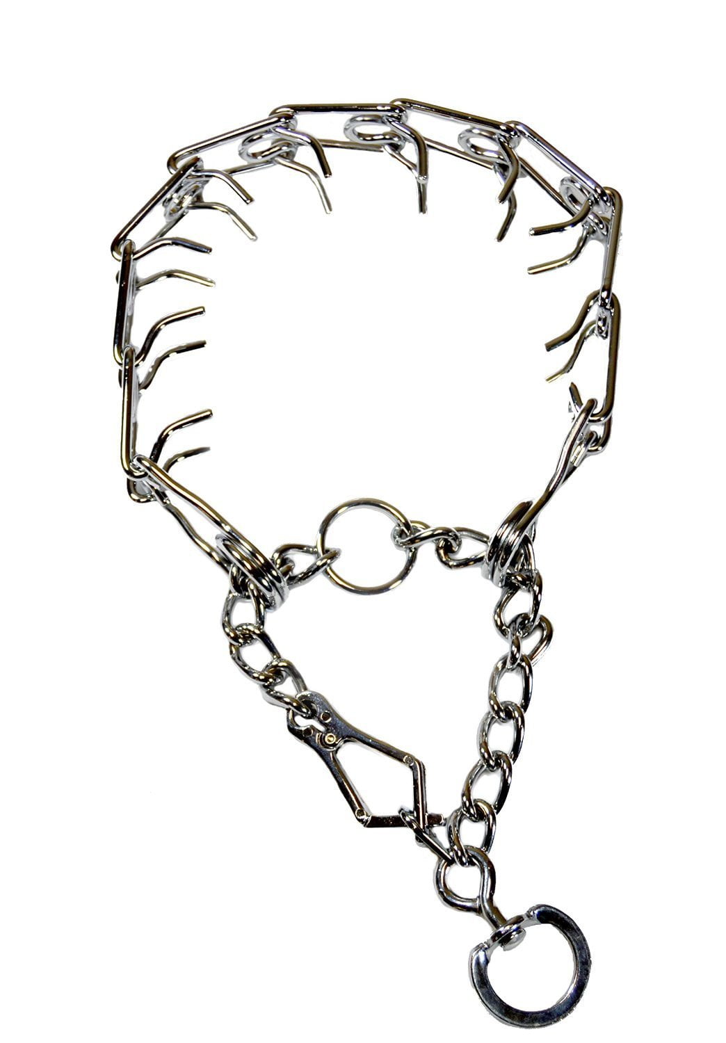 Deluxe Adjustable Prong Training Collar with Quick Release, NoChoke Pinch Collar is Safe and