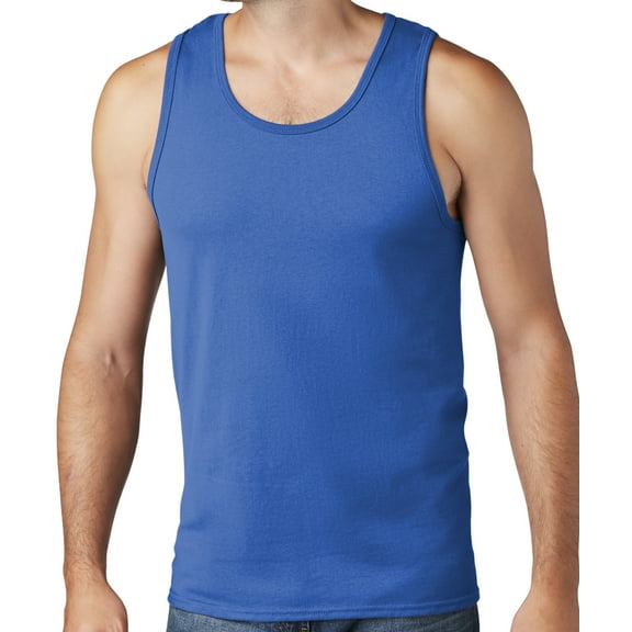 Men's Core Value Mid-weight Tanktop, 3XL Royal