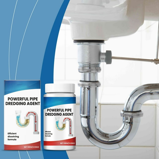 Xihbxyly Limpiador de Desagües Descontaminante, Potente Desatascador, Eliminador de Olores Frescos, Ideal para Cocina, Baño, Inodoro y Alcantarillado, Ambiente Higiénico, Seguro para Tuberías.