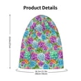 thumbnail image 4 of Xecao Succulents Print Beanie Hat Toddler Girls Boys, Baby Hats Winter Warm Knitted Thermal, Kids Winter Caps, 4 of 7