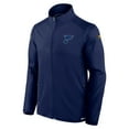 thumbnail image 2 of Men's Fanatics  Navy St. Louis Blues Authentic Pro Rink Fleece Full-Zip Jacket, 2 of 3