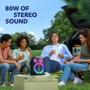 Soundcore by Anker- Rave Neo 2 Portable Speaker|80W|IPX7 Waterproof|18-Hour Playtime|Black|A33A1Z11