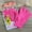 Hot Pink, variant on 5Pcs Shower Gloves Exfoliating Wash Skin Spa Bath Gloves Foam Bath Resistance Body Massage Cleaning Loofah