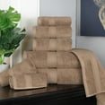 thumbnail image 3 of Premium Egyptian Cotton Highly Absorbent Assorted 8-Piece Plush Towel Set - 30" x 55", 20" x 30", 13" x 13", 3 of 9