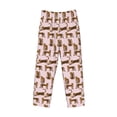 thumbnail image 6 of Uemuo Leopard Print Pattern Men's Wide Leg Palazzo Lounge Pants with Pockets Light Weight Loose Comfy Casual Pajama Pants-XX-Large, 6 of 9