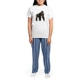 thumbnail image 4 of CafePress - Gorilla Women's Light Pajamas - Women's Short Sleeve Print T-Shirt and Pants Light Cotton Pajama Set, 4 of 7