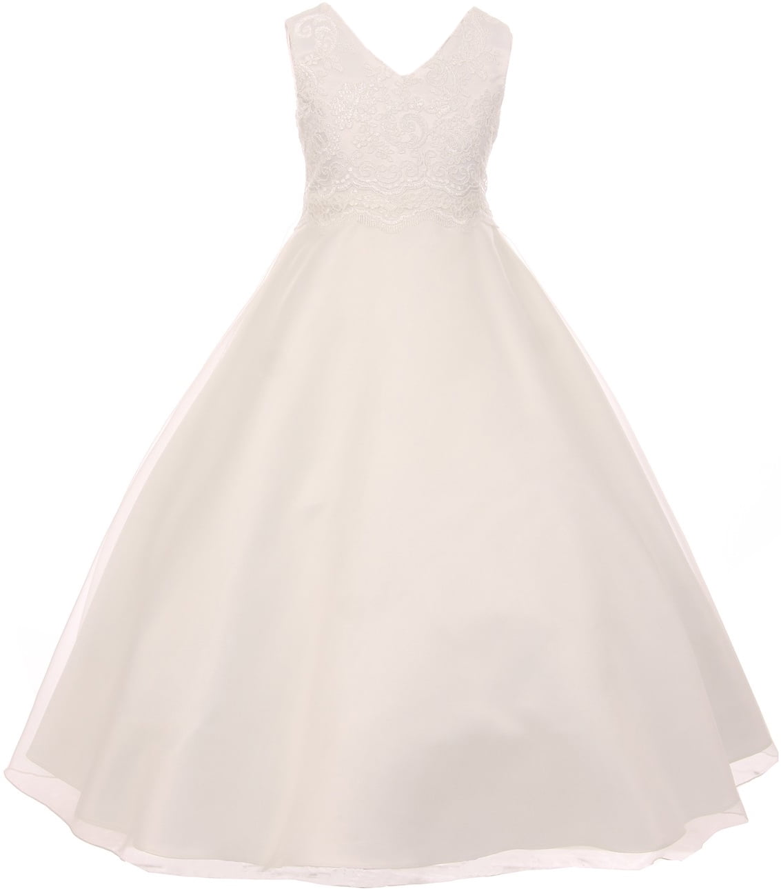 Flower Girl First Communion Pageant Wedding Lace Birthday Dress