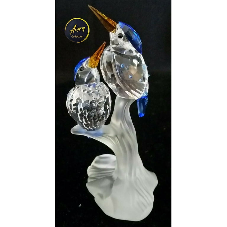 CNCRMEM Crystal Tree With Bird Figurine – Sparkling Home Décor For Living Room, Office, Gift For Women & Families