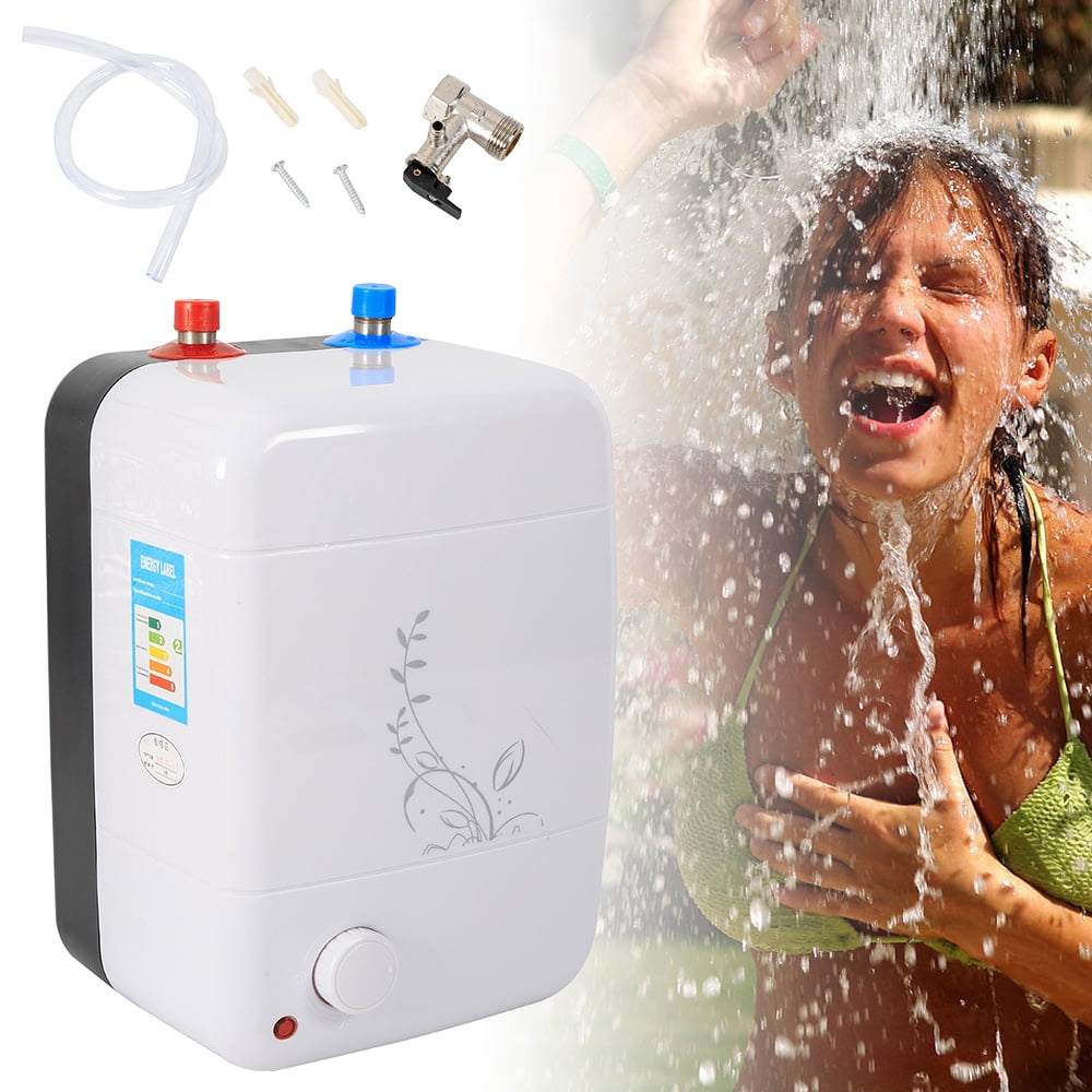 TFCFL 1500W 110V Instant Hot Water Heater Bathroom Kitchen Electric Tankless Water Heater 30-75℃
