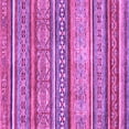 thumbnail image 1 of Ahgly Company Indoor Square Abstract Purple Modern Area Rugs, 3' Square, 1 of 4