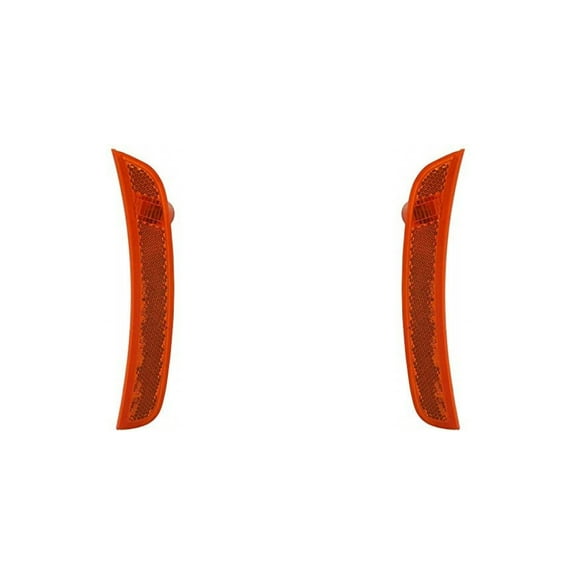 For Fiat 500 Side Marker Light Assembly 2012-2019 Driver and Passenger Side | Pair | Front | Hatchback | DOT Certified | FI2554100