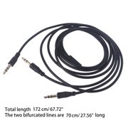 Male to 2 Male Audio Splitter 3.5mm Stereo Jack Headphones Adapter Cable