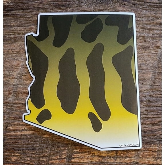 Arizona Smallmouth Bass Skin Sticker Decal