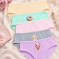 thumbnail image 3 of Princess Rose Toddler Girls Underwear Soft Cotton Brief Panties with Lace 5 Pack, 3 of 6