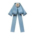 thumbnail image 4 of Broche de cinta de cabello Broche Bownknot Boind Tie Corbita para accesorios de vestuario de blusa azul, 4 of 8