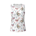 thumbnail image 3 of Picia Funny Chicken Pattern Women's Workout Tank Top,Breathable Activewear,Slim Fit Athletic Top,Versatile Workout Moisture-wicking top-Medium, 3 of 9