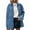 Blue, variant on Womens Oversized Jean Jacket Casual Button Up Denim Overshirt Trendy Long Sleeve Denim Jacket Coat